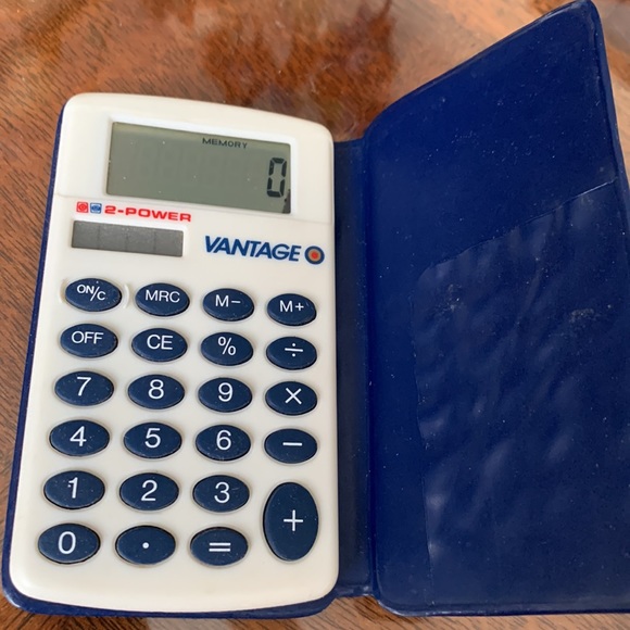 Vintage Vantage Cigarettes pocket  Calculator solar power rare cigarette promo - Picture 5 of 5